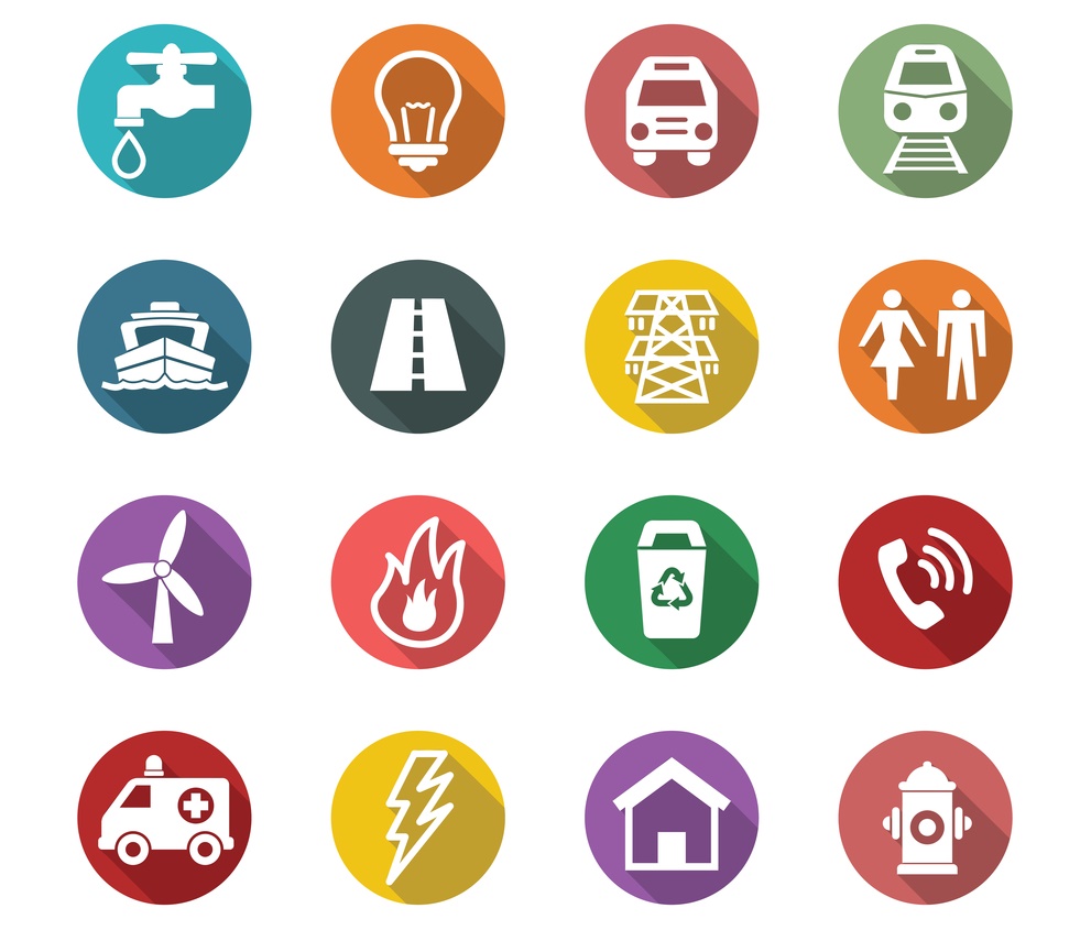 Public Utilities Icons
